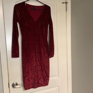 Burgundy Dress